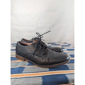 Apt. 9 Mens Ortholite Impressions Memory Foam Black Dress Shoes 8.5 (X09)